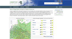 Desktop Screenshot of de.weather-forecast.com